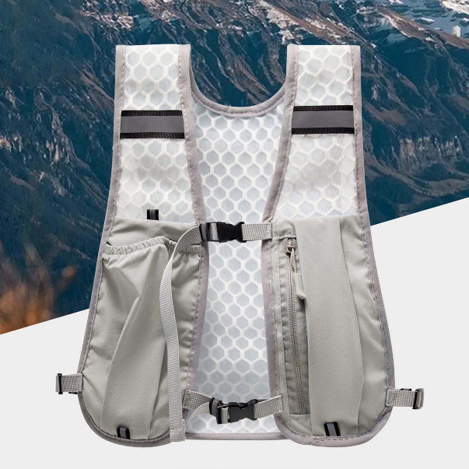 Running Gear Trail - Reflective Hydration Vest Pack Backpack Water