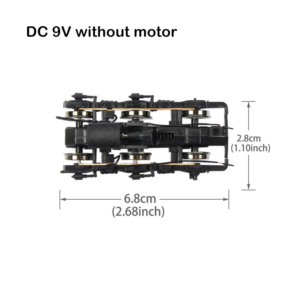 Model Train Powered Bogie Asse - Running Gear Vehicle 评论和价格
