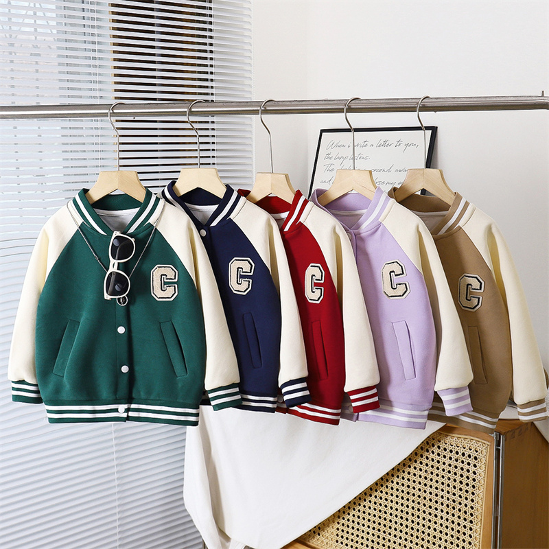 Children's Baseball Jacket Boy - Running Gear For Kids 评论和价格
