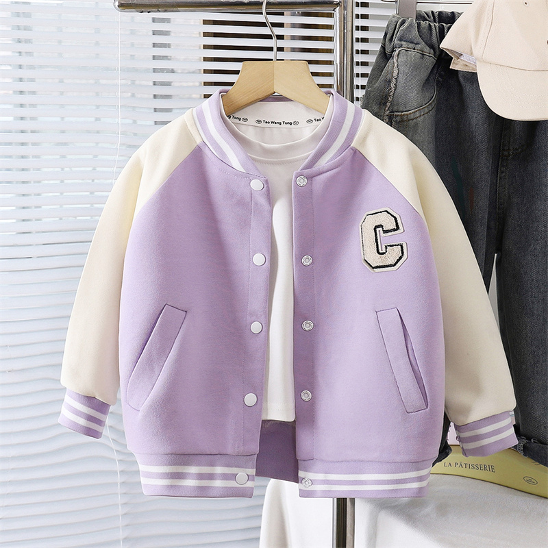 Children's Baseball Jacket Boy - Running Gear For Kids 评论和价格