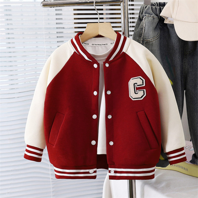 Children's Baseball Jacket Boy - Running Gear For Kids 评论和价格
