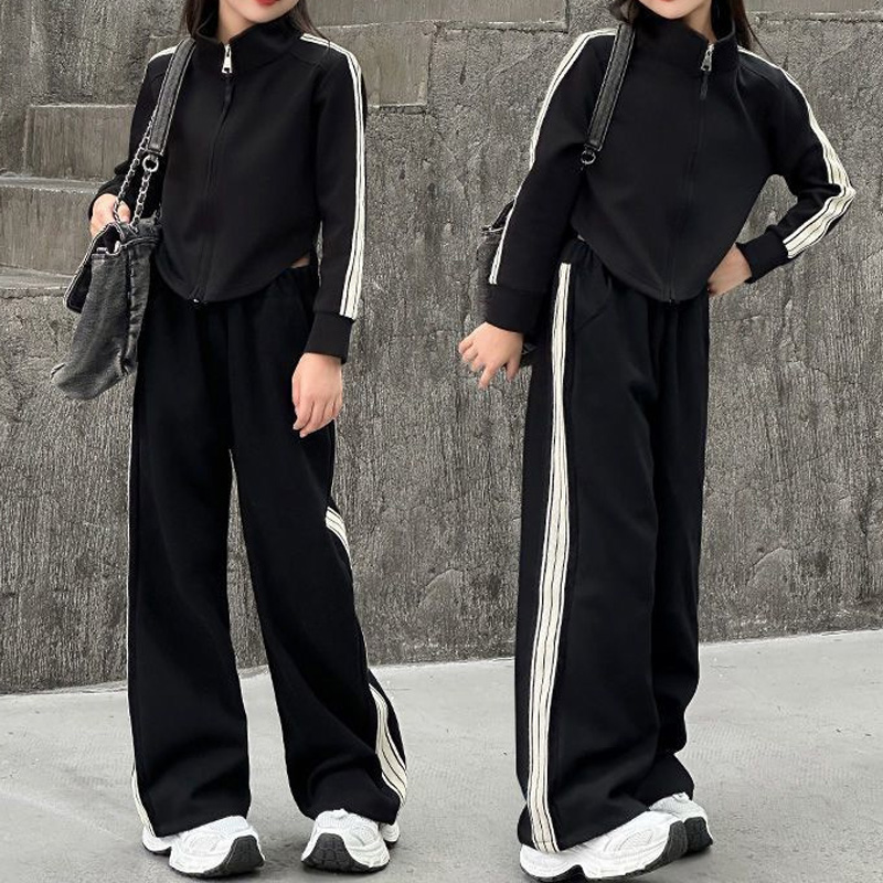 5-14Year Girls Sports Suit Aut - Running Gear For Kids 评论和价格